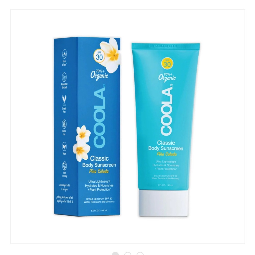 COOLA CLASSIC "PINA COLADA" ORGANIC SPF 30 SUNSCREEN LOTION- 5OZ.